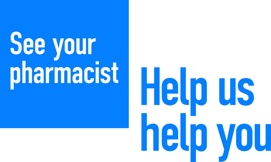 help us help you see your pharmacist logo